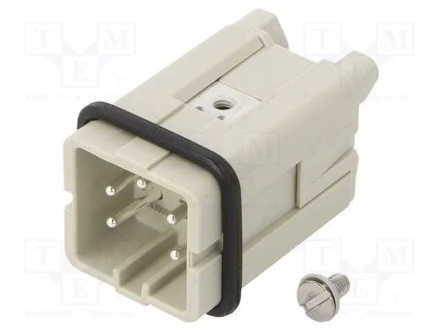 Conector: retangulares, macho, PIN: 5, 4+PE, Tama.