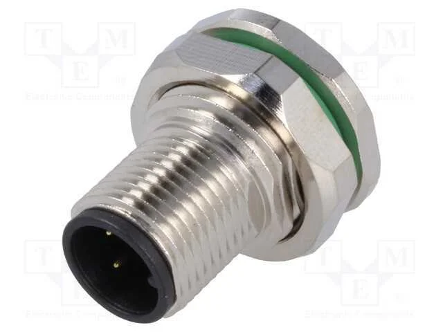 Tomada, M12, Pin: 4, Macho, C&oacute;digo A-Devicenet / Canopen, Tht, Ip67