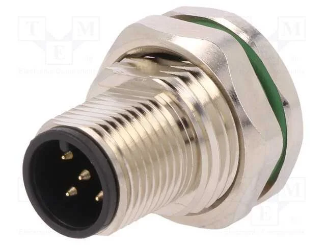 Tomada, M12, Pin: 5, Macho, C&oacute;digo A-Devicenet / Canopen, Tht, Ip67