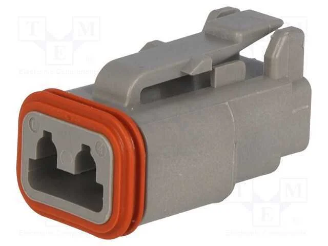 Conector: Fio-Fio, Dt, F&ecirc;mea, Ficha, com Cabo, Pin: 2, Cinzenta, Ip68