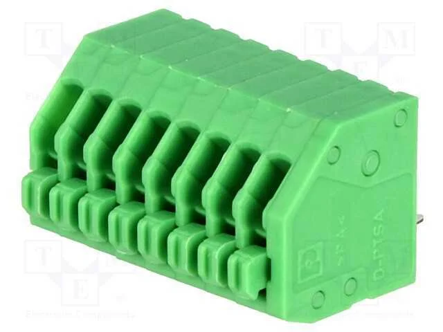 PCB bloco terminal, angulares 45, 2,5mm, faixas: .