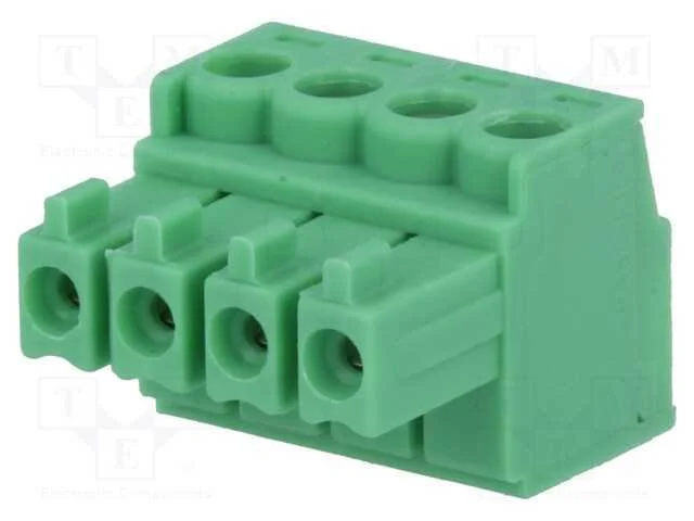 Bloco terminal separ&aacute;vel, 3,5mm, faixas: 4, simpl.