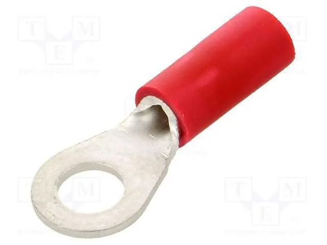 Terminal: de Olhal, M4, : 4,3mm, 0,5&divide;1,5mm2, Cerrar, com Cabo