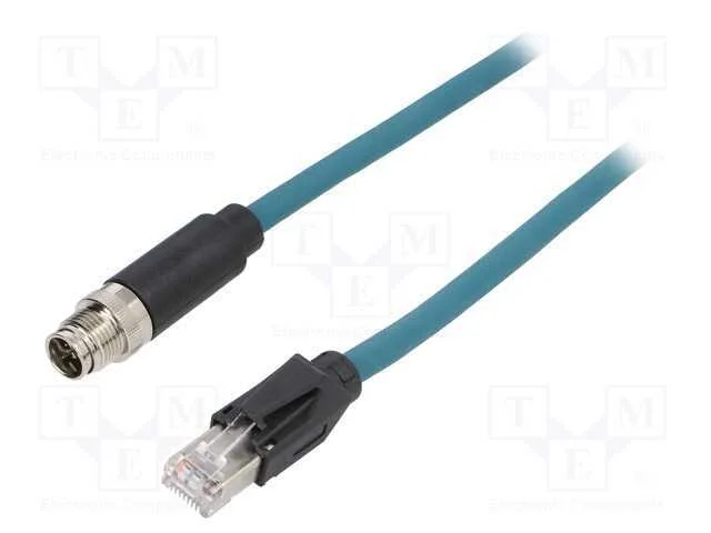 Cabo para Sensores/Automatiza&ccedil;&atilde;o, Pin: 8, Macho, Ip67, 48v, 500ma