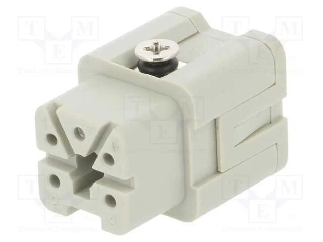 Conector: HDC, inserto de contatos, f&ecirc;mea, HDC, P.