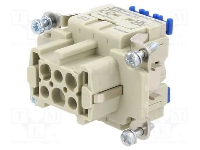 Conector: Hdc, Inserto de Contatos, F&ecirc;mea, Han B,Han Es Press