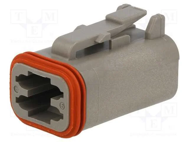 Conector: Fio-Fio, Dt, F&ecirc;mea, Ficha, com Cabo, Pin: 4, Cinzenta, Ip68