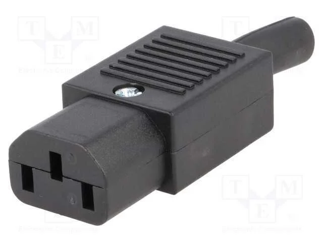 Conector: de Alimenta&ccedil;&atilde;o, Ficha, F&ecirc;mea, 10a, 250vac, Iec 60320