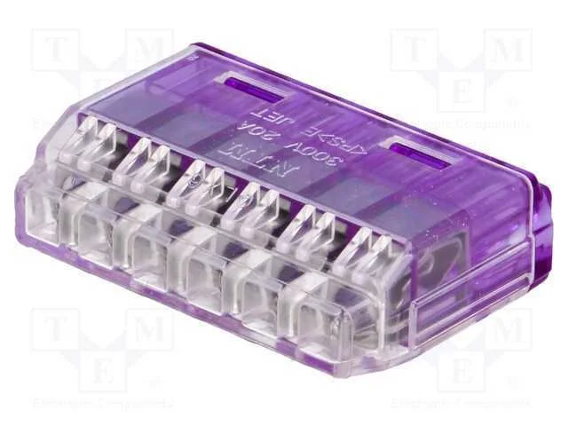 Conector r&aacute;pido, QLX, aperto de molas, 1,5&divide;2,5mm2.