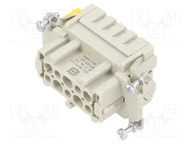 Conector: Hdc, Inserto de Contatos, F&ecirc;mea, Han B,Han Es, Pin: 10