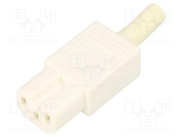 Conector: de alimenta&ccedil;&atilde;o, ficha, f&ecirc;mea, 10A, 250V.