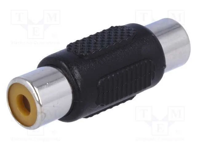 Conector, tomada RCA,em ambos os lados, mono
