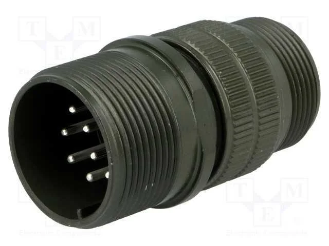 Conector: Redondos, Tamanho 18, Ms/Ds, Liga de Alum&iacute;nio, Ficha