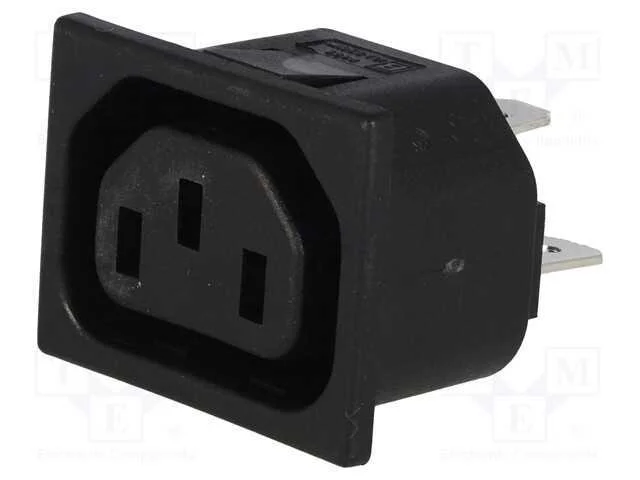 Conector: de Alimenta&ccedil;&atilde;o, Tomada, F&ecirc;mea, 10a, 250vac, C13 (F)