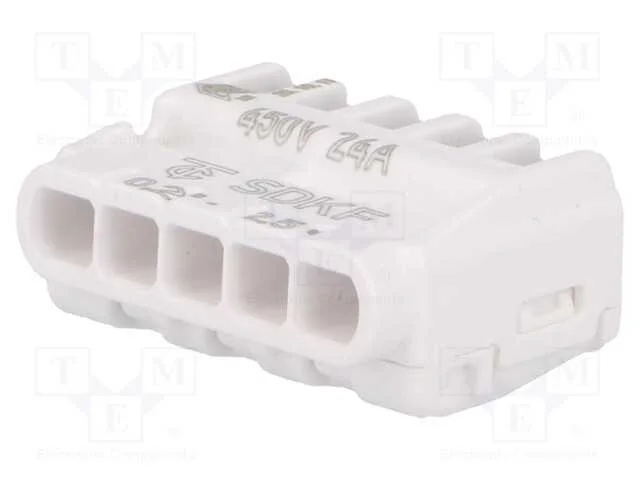 Conector r&aacute;pido, SDKF, aperto de molas, 0,2&divide;2,5mm.