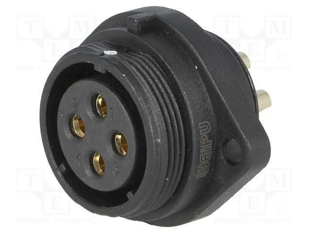 Tomada, SP21, f&ecirc;mea, PIN: 4, IP68, 30A, solda, 50.