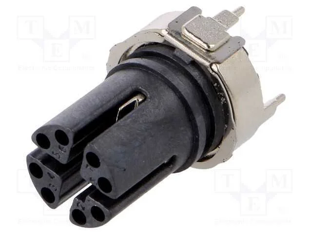 Tomada, M12, Pin: 8, F&ecirc;mea, C&oacute;digo X-Profinet, para Pcb, Smt, 50v