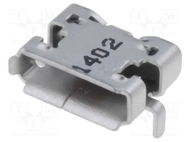 Tomada, USB AB micro, SMT, horizontais, USB 2.0, .