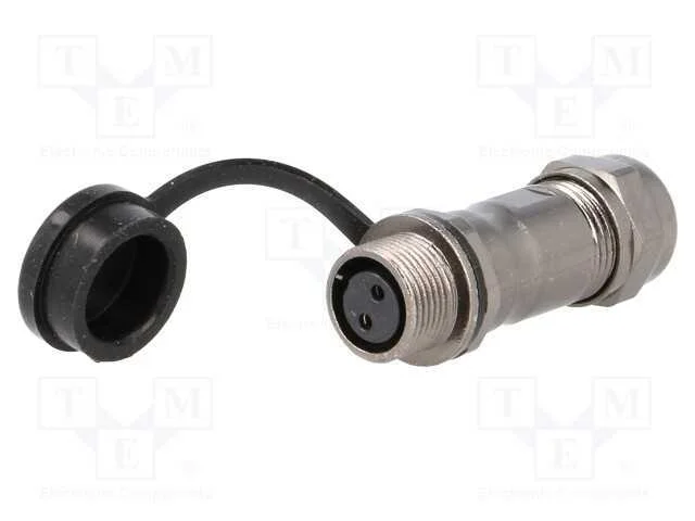 Ficha, ST12, f&ecirc;mea, PIN: 2, IP67, 5&divide;8mm, 13A, sol.