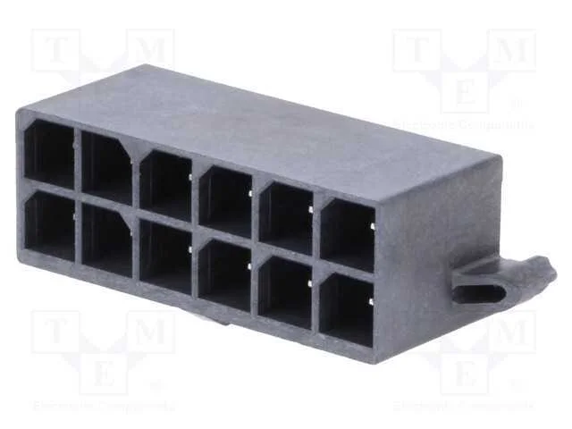 Tomada, fio-placa, macho, Mega-Fit, 5,7mm, PIN: 1.