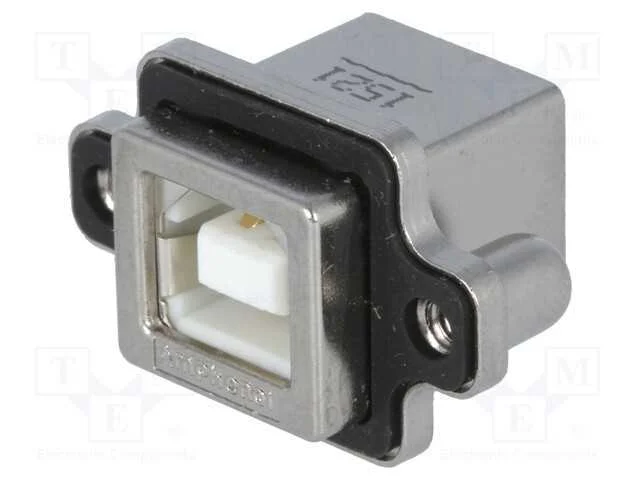 Tomada, USB B, MUSB, para painel,roscado, THT, an.