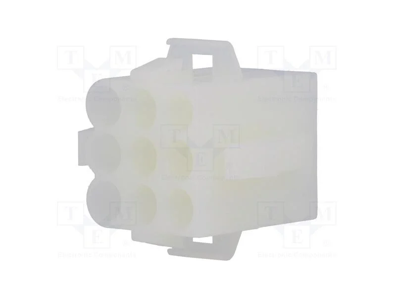 Ficha, Fio-Fio, F&ecirc;mea, .140 Mate-N-Lok, 6,1mm, Pin: 9, Sistema: 3x3