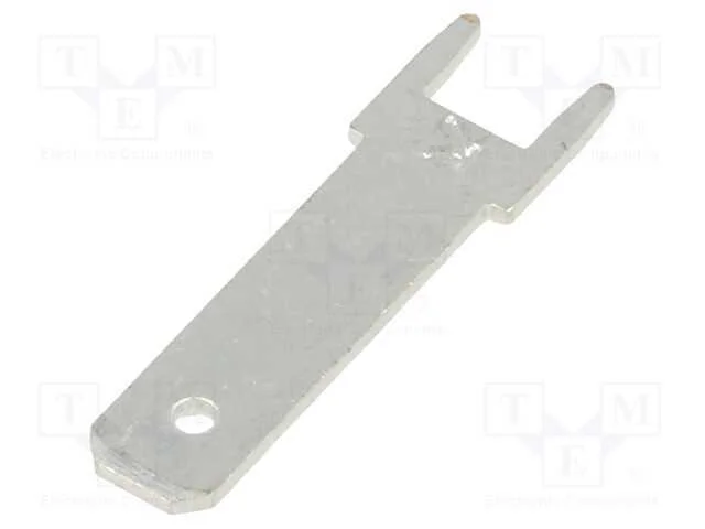 Conetor: Plano, 4,8mm, 0,8mm, F&ecirc;mea, Tht, Lat&atilde;o, Estanhado, Simples