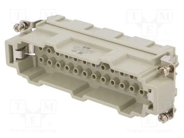 Conector: HDC, macho, HE, PIN: 24, 24+PE, tamanho.