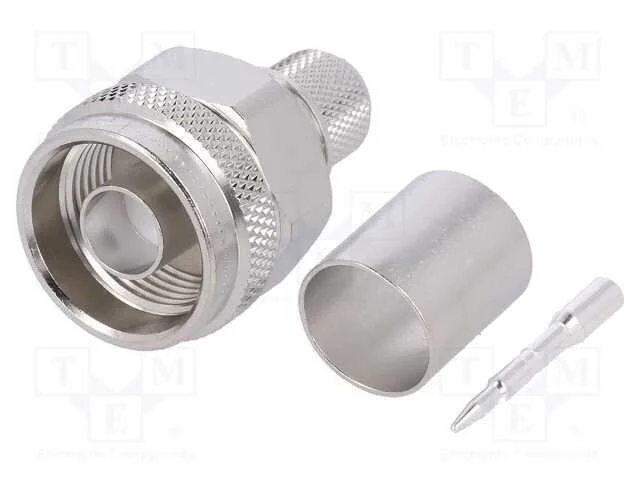 Ficha, N, Macho, Simples, 50o, Rg214, Cerrar, com Cabo, Ptfe