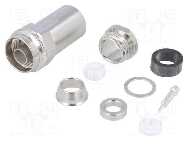 Ficha, N, Macho, Simples, 50o, Rg213,Rg214,Rg393, com Cabo, Ptfe