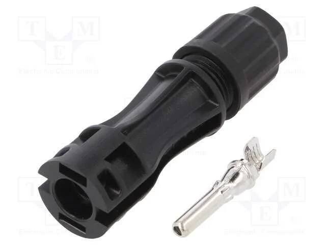 Conector: solares, macho, 4&divide;6mm2, com as liga&ccedil;&otilde;es.