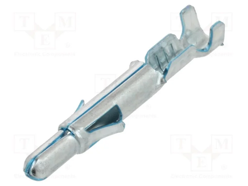 Contacto, Macho, Lat&atilde;o, Estanhado, 0,2&divide;0,8mm2, 24awg&divide;18awg, Cerrar