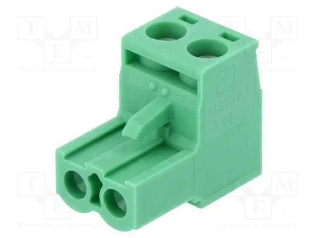 Bloco Terminal Separ&aacute;vel, 5,08mm, Faixas: 2, Simples, Ficha, F&ecirc;mea