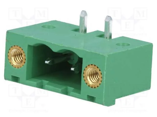 Bloco terminal separ&aacute;vel, 5,08mm, faixas: 2, angu.