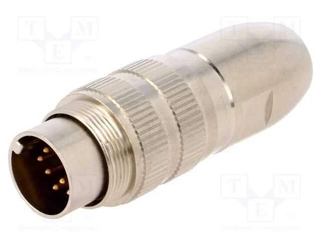 Conector: M16, Ficha, Macho, Solda, com Cabo, Pin: 12, 3a, 60v, Ip68