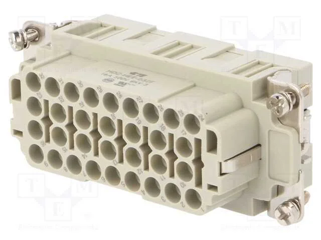 Conector: Hdc, F&ecirc;mea, Hee, Pin: 32, 32+Pe, Tamanho 6, Sem Contactos