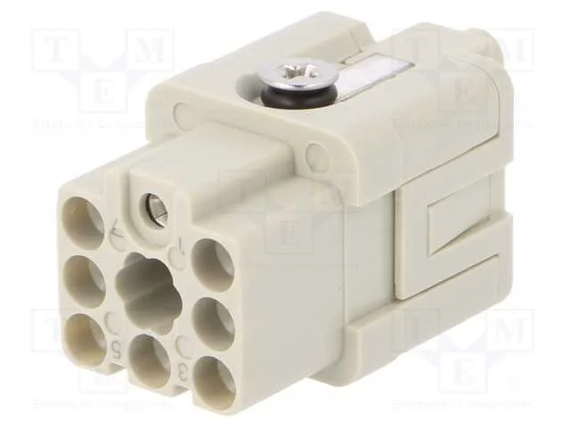 Conector: Hdc, F&ecirc;mea, Hq, Pin: 8, 7+Pe, Tamanho 1, Sem Contactos, 10a