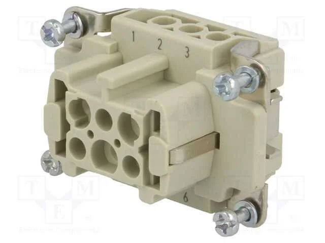 Conector: HDC, inserto de contatos, f&ecirc;mea, Han Ex.