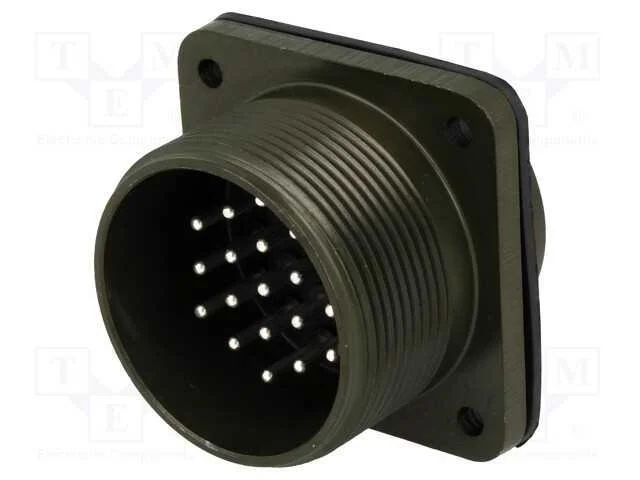Conector: redondos, tamanho 22, MS/DS, liga de al.