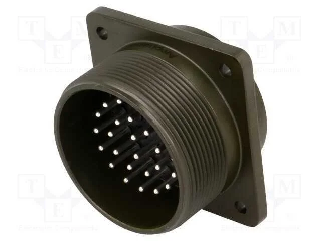 Conector: Redondos, Tamanho 28, Ms/Ds, Liga de Alum&iacute;nio, Tomada