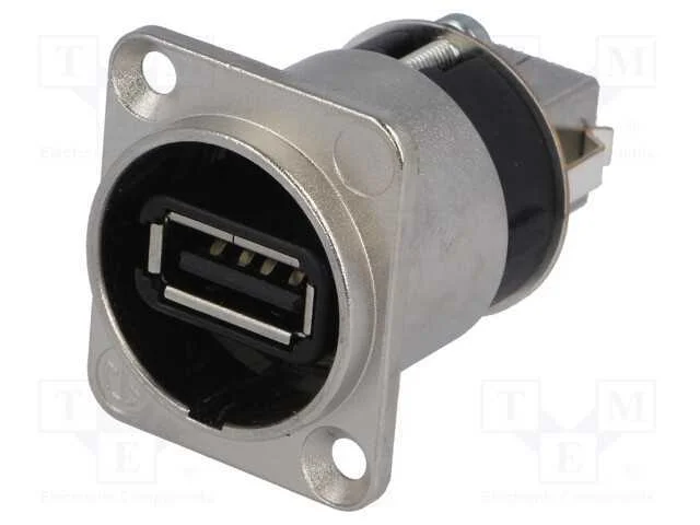 Adaptador, USB A tomada-frente,USB B tomada-parte.