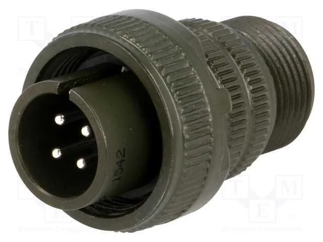 Conector: Redondos, Tamanho 14s, Ms/Ds, Liga de Alum&iacute;nio, Ficha