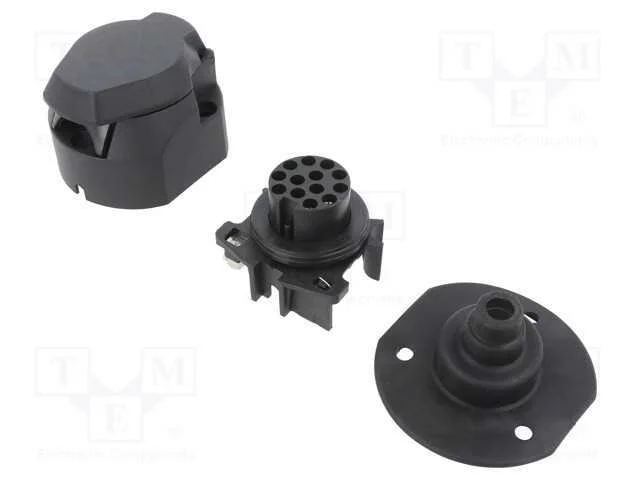 Conector: Automotive, Tomada, para Painel, Pin: 13, Contatos: Lat&atilde;o