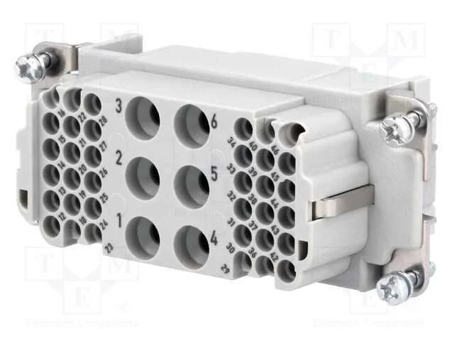 Conector: HAN, f&ecirc;mea, Han-Com, PIN: 42(6+36), tam.
