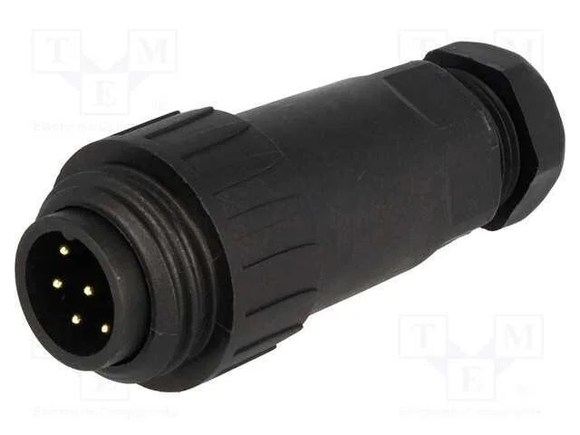 Ficha, Wa22, Macho, Pin: 7, 6+Pe, Ip67, 7&divide;8,5mm, 10a, Solda, 250v