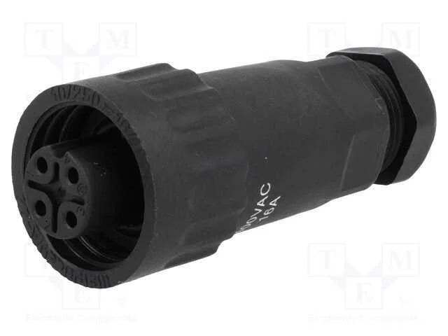 Ficha, WA22, f&ecirc;mea, PIN: 4, 3+PE, IP67, 5&divide;6,5mm, .
