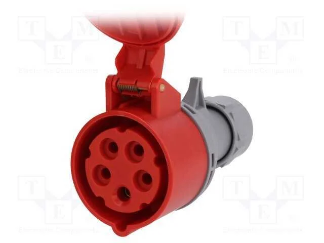 Conector: de Alimenta&ccedil;&atilde;o Ac 3 Fases, Tomada, F&ecirc;mea, 16a, 400vac