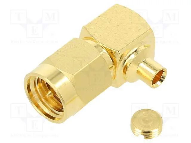 Ficha, SMA, macho, angulares 90, 50O, solda, com .