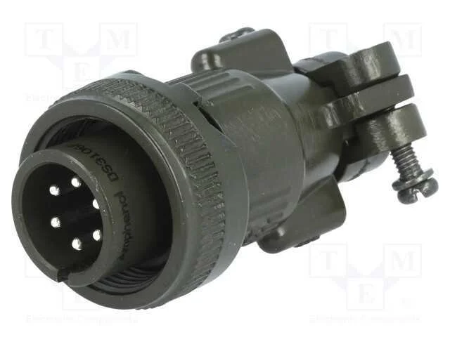 Conector: Redondos, Tamanho 14s, Ms/Ds, Liga de Alum&iacute;nio, Ficha