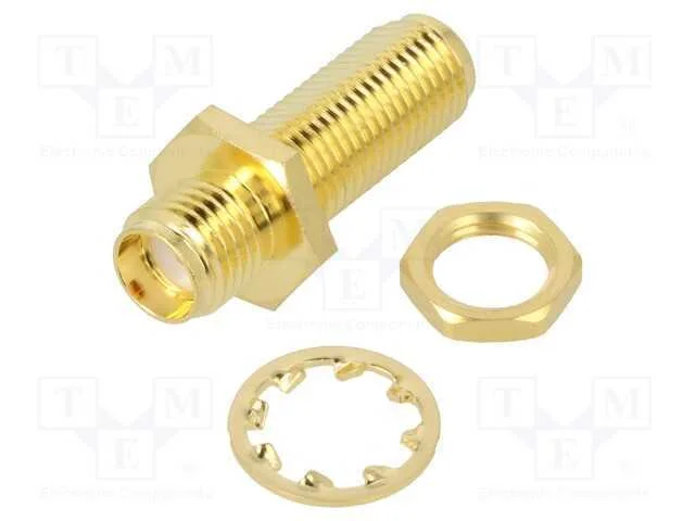 Conector, F&ecirc;mea Sma,Em Ambos Os Lados, Simples, 50o, para Painel